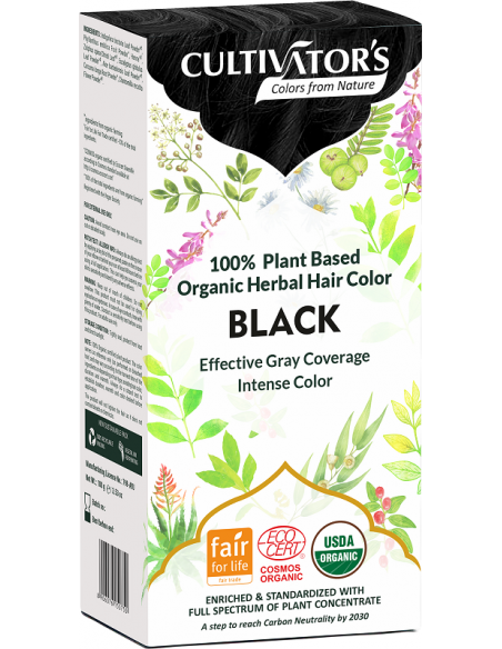 Organic Hair Black Cultivator's 100 gr. Ecocert